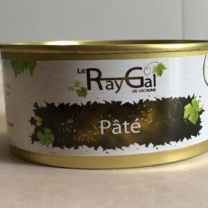 Pâté Le-raygal-charcuterie en boîte élégante, spécialité de Lacaune dans le Tarn